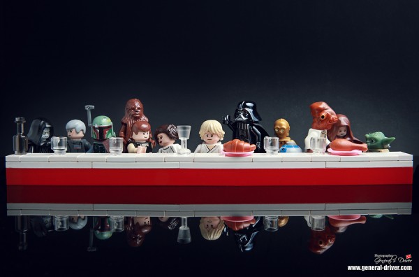 Les personnages de Lego Star Wars rejouent La Cène